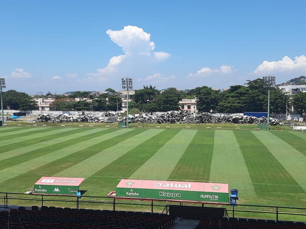 Atualização das obras do estádio