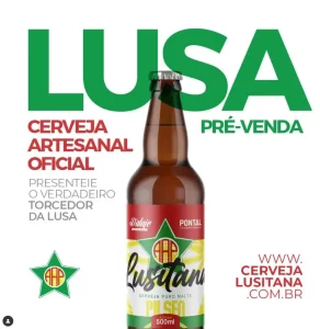 A Lusa lançou sua própria cerveja, a Lusitana.