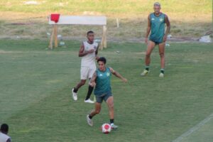 Jogo treino contra o Resende.