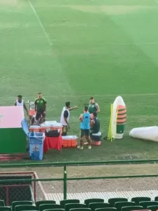 Adryan no treino da Lusa