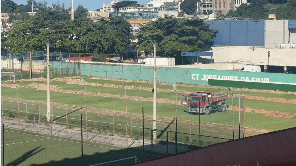 Imagens da reforma do CT